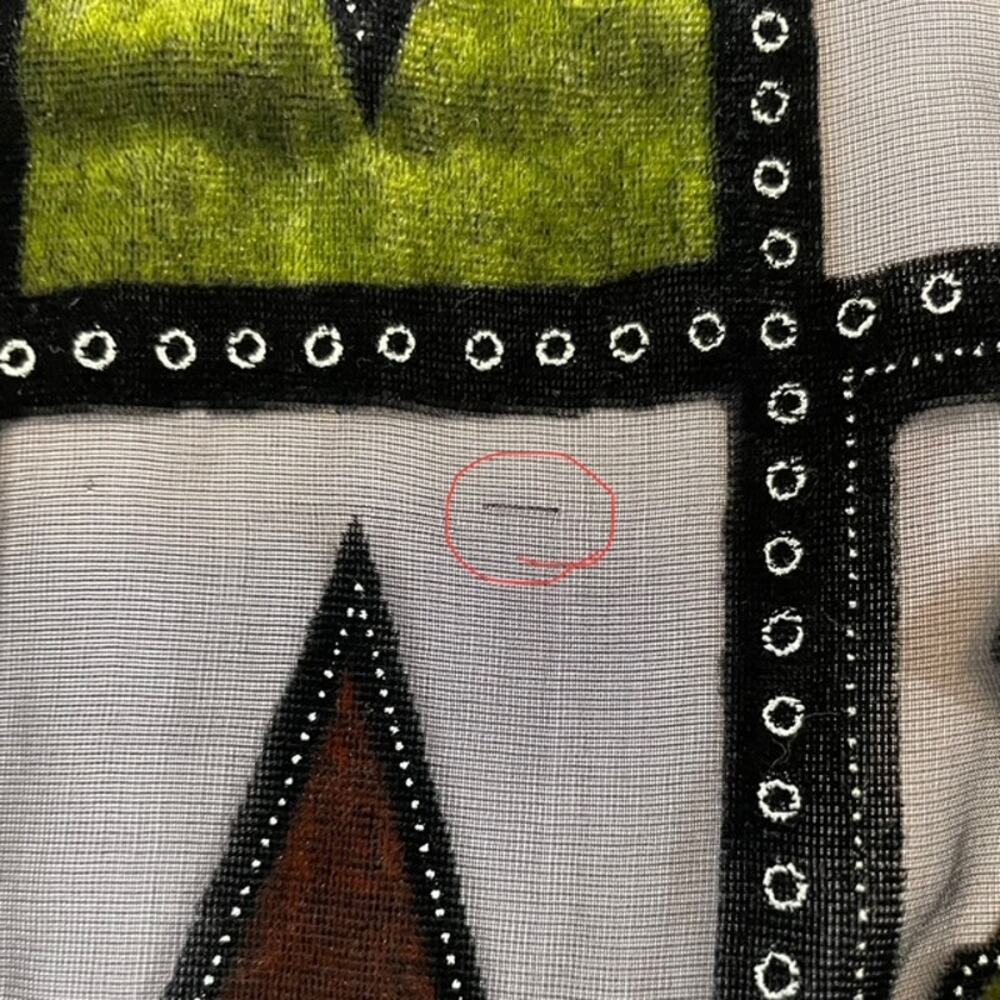 Besarani London vintage women's shawl/wrap scarf. - Picture 8 of 14